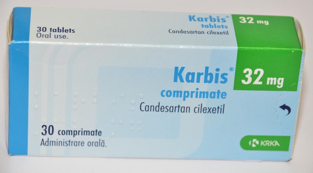KARBIS 32mg comprimate KRKA, candesartan cilexetil